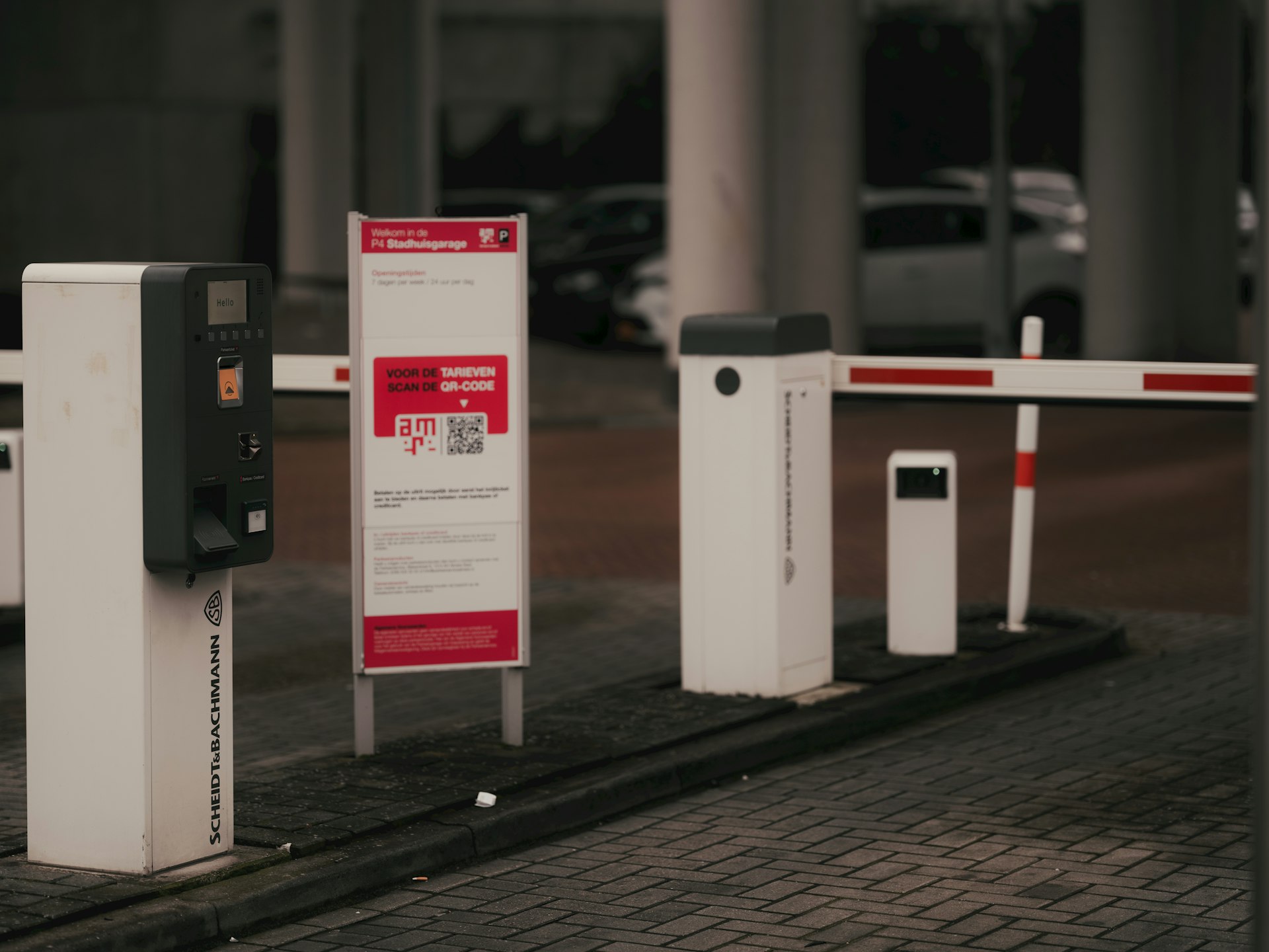 A row of parking meters sitting next to each other
